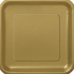Gouden Borden Vierkant 17,5cm 16st
