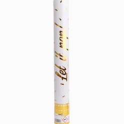Gouden Confetti Kanon Folie 40cm