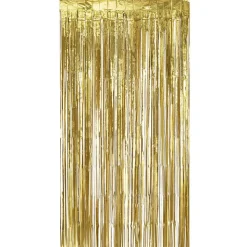 Gouden Deurgordijn Metallic 2m