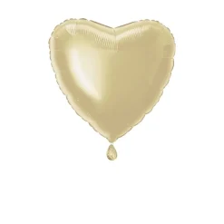 Gouden Helium Ballon Hart Leeg 45cm