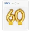Gouden Kaars 60 Jaar 8cm