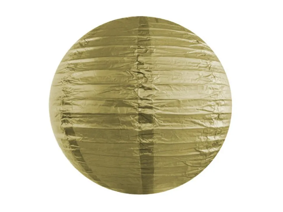 Gouden Lampion Rond 25cm