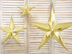 Gouden Lampion Ster 30cm