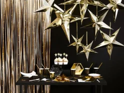 Gouden Lampion Ster 45cm