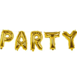 Gouden Letterslinger Party 3m