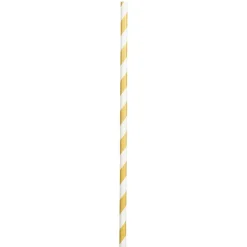 Gouden Rietjes Papier 24cm 20st