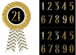 Gouden Rozet Leeftijden 15cm