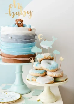 Gouden Taarttopper Oh Baby 25cm
