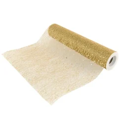 Gouden Tafelloper Glitter 5m