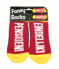 Grappige Sokken Pensioen 1 paar