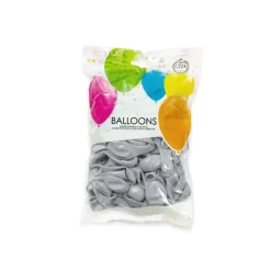 Grijze Ballonnen 13cm 100st