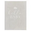 Grijze Gastenboek Hello Baby 16cm