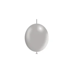 Grijze Knoopballonnen 15cm 100st
