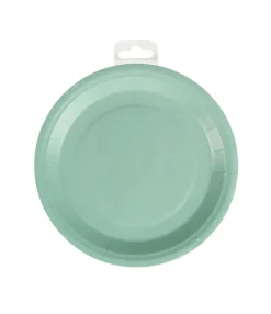 Groene Borden Pastel 23cm 8st