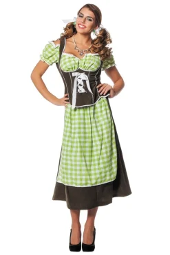 Groene Dirndl Jurk Oktoberfest Dames