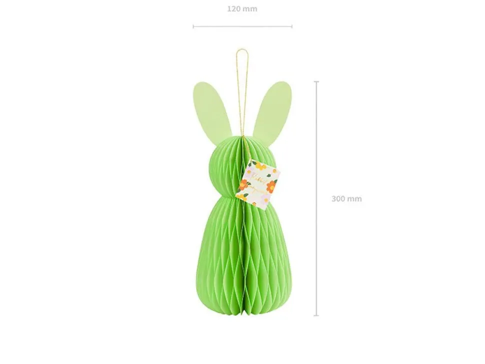 Groene Honeycomb Konijn 30cm