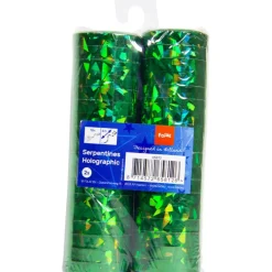 Groene Serpentines Holografisch 4m 18 ringen 2st