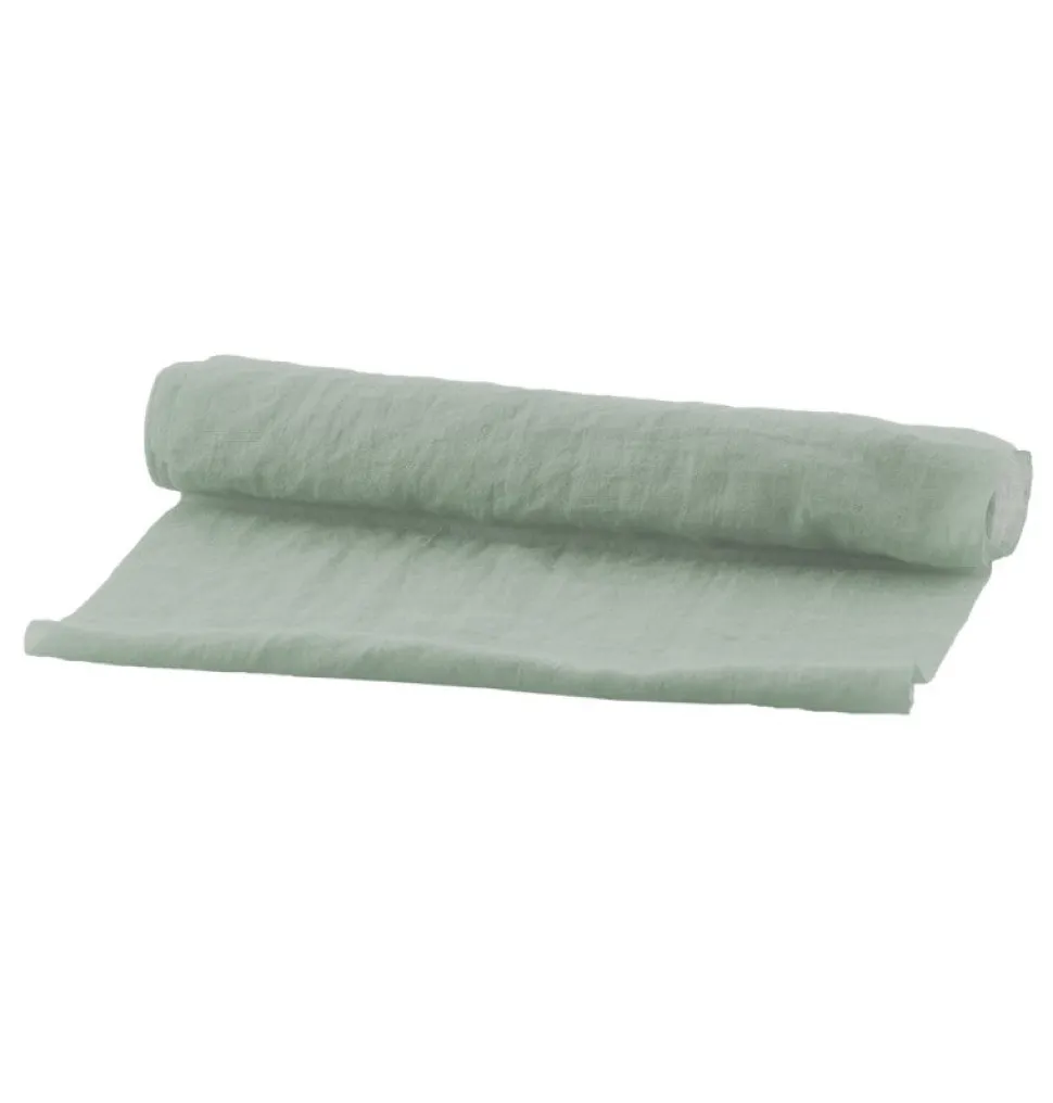 Groene Tafelloper Chiffon 3m