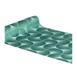 Groene Tafelloper Gingko Print 3m