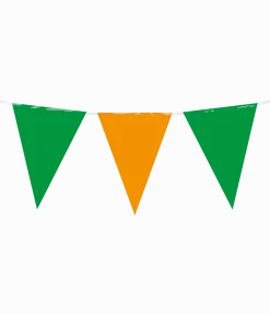 Groen Oranje Slinger Plastic 10m