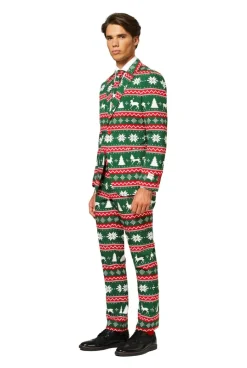 Groen Rode Pak Kerstmis