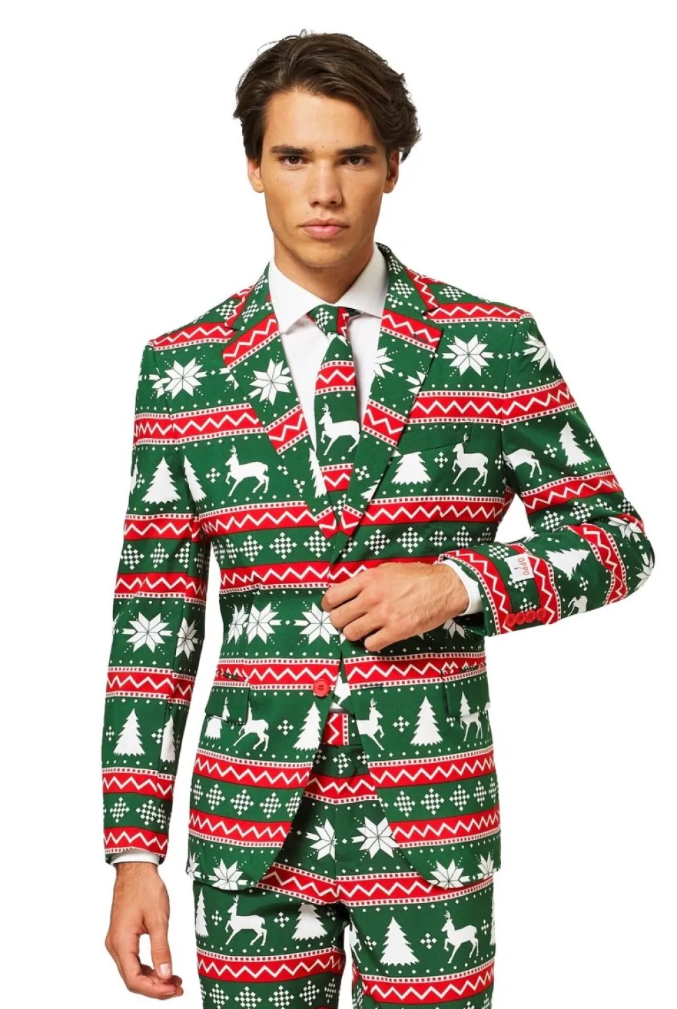 Groen Rode Pak Kerstmis