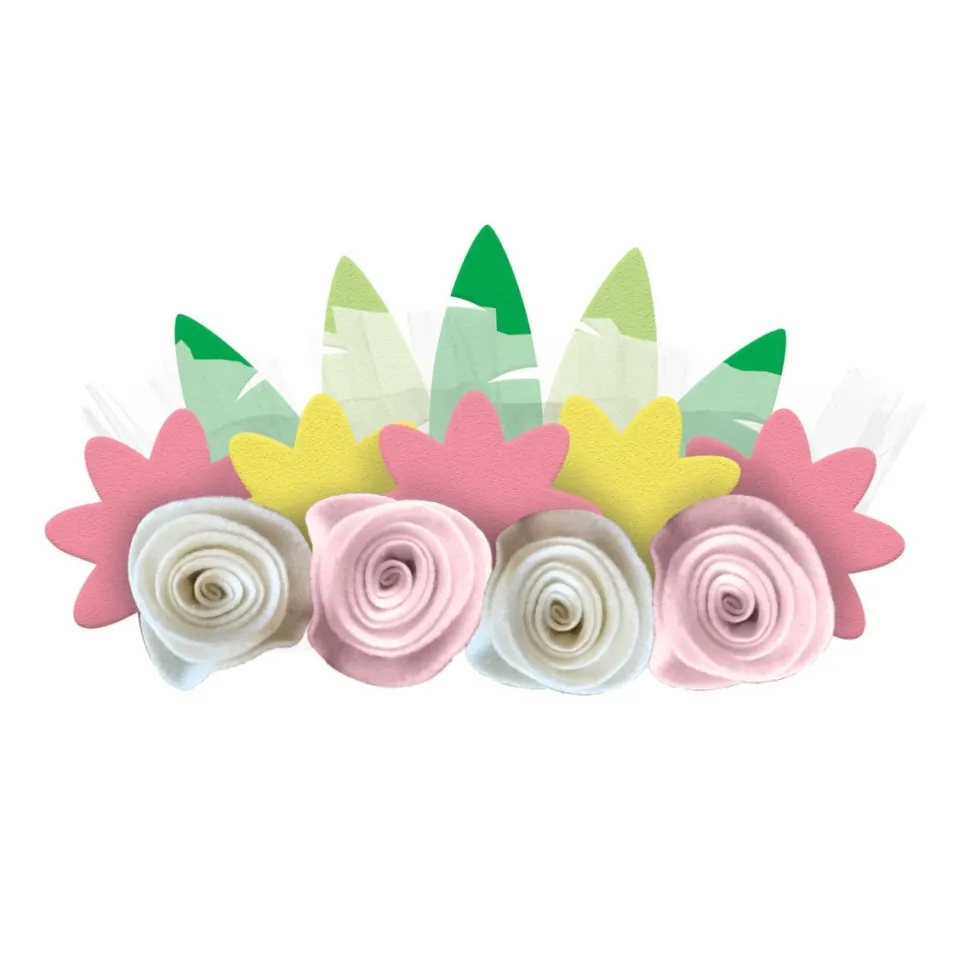 Haarbanden Paarden Bloemen 4st