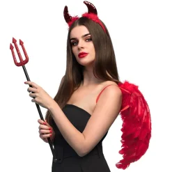 Halloween Accessoireset Dames Duivel 3 delig