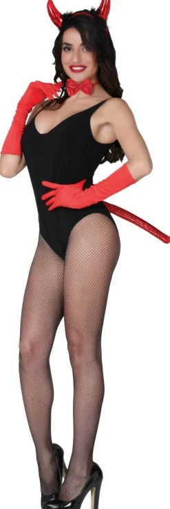 Halloween Accessoireset Duivel Roodkleurig 3 delig