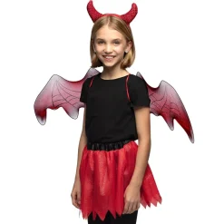 Halloween Accessoireset Meisje Duivel 3 delig