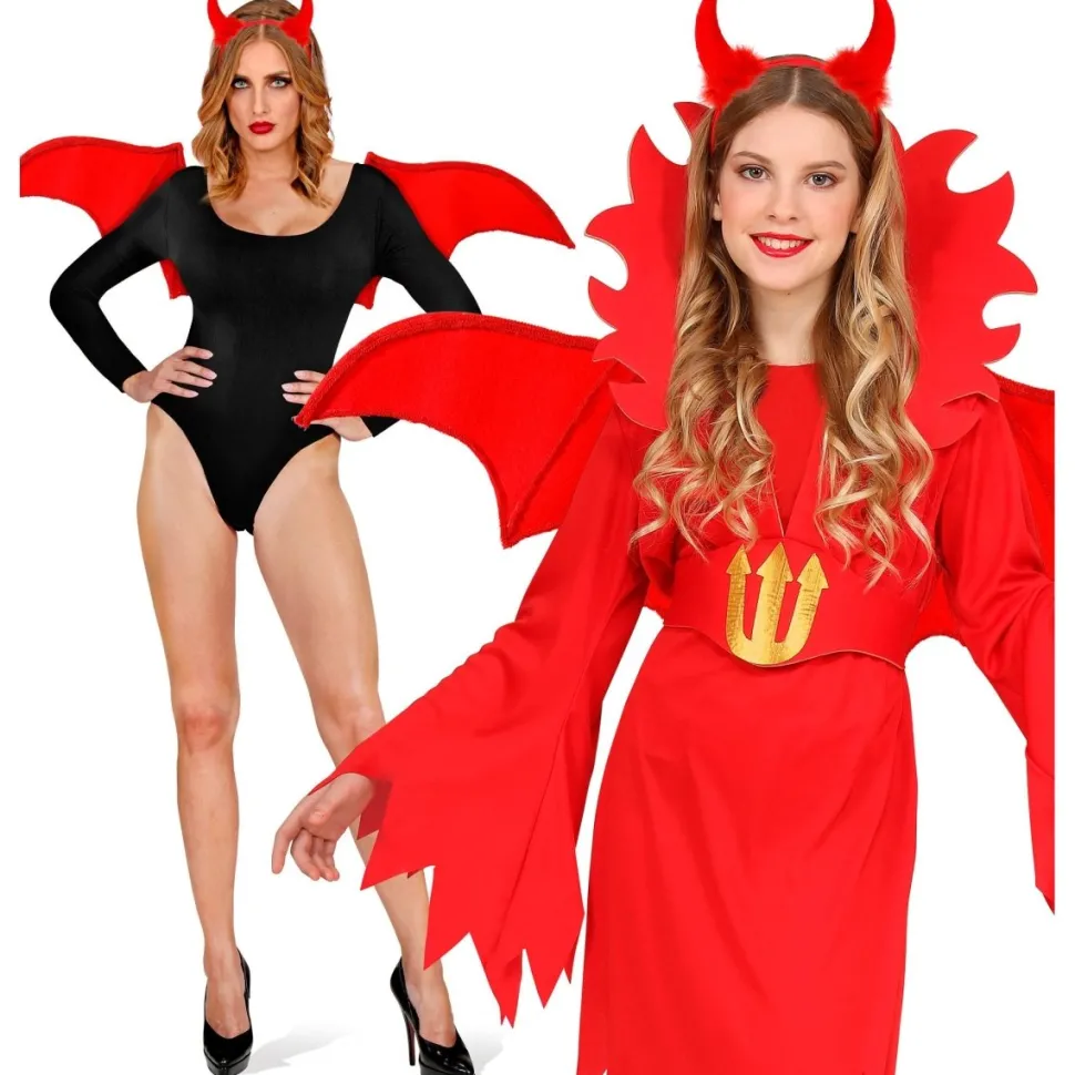 Halloween Accessoireset Rood Duivel 2 delig