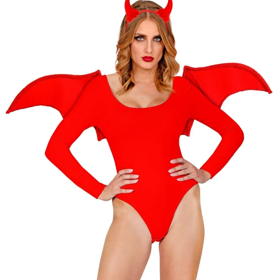 Halloween Accessoireset Rood Duivel 2 delig