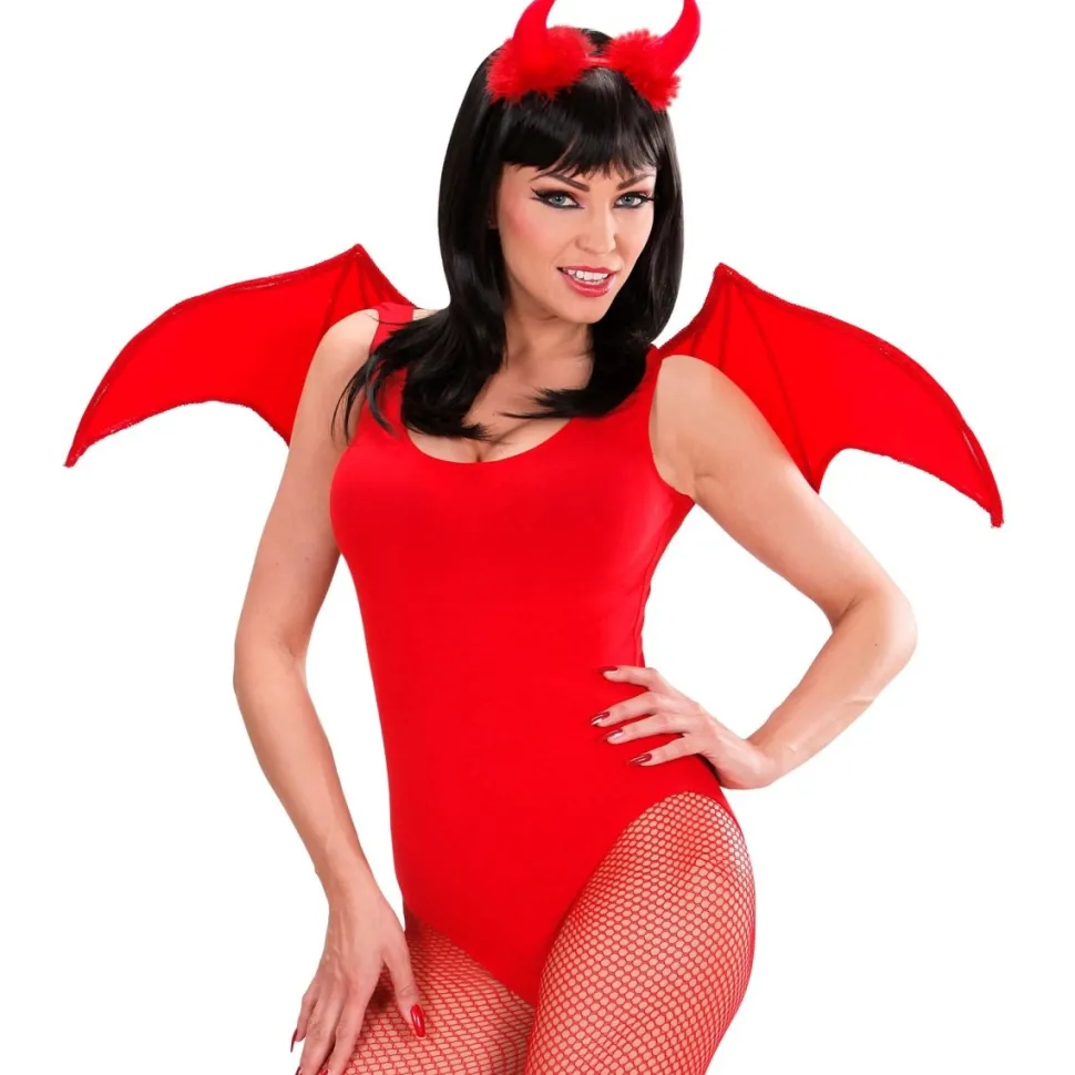 Halloween Accessoireset Rood Duivel 2 delig