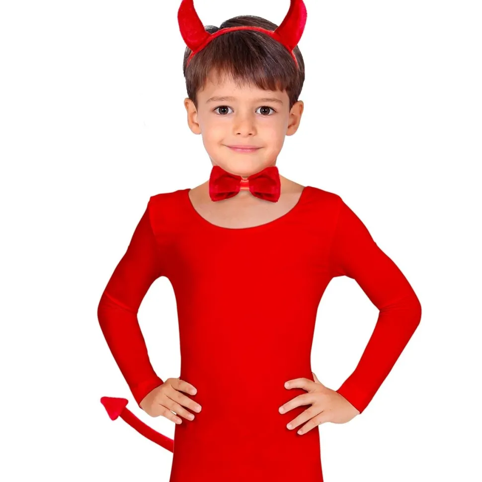 Halloween Accessoireset Rood Duivel