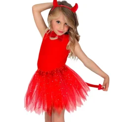 Halloween Accessoireset Rood Duivel