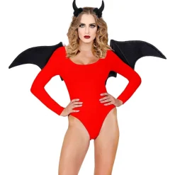 Halloween Accessoireset Zwart Duivel