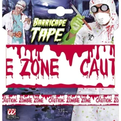 Halloween Afzetlint Zombie Zone 7,2m