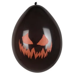 Halloween Ballonnen Creepy Pumpkin 25cm 6st