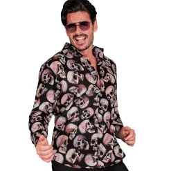 Halloween Blouse Heren Schedel