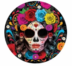 Halloween Borden Doodshoofd 23cm