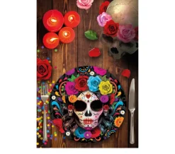 Halloween Borden Doodshoofd 23cm