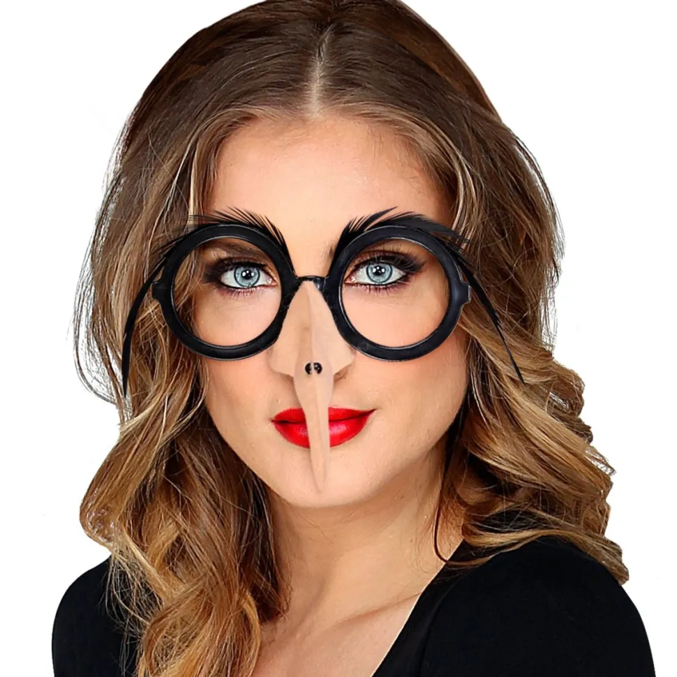 Halloween Bril Met Heksenneus