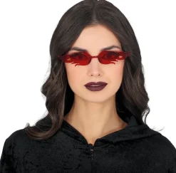 Halloween Bril Rood Vuur