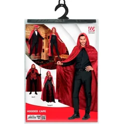 Halloween Cape Rood Fluweel 1,5m