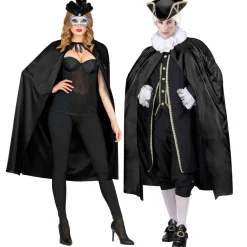 Halloween Cape Zwart 1,15m