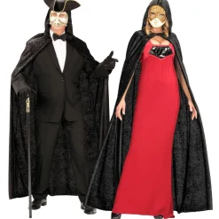 Halloween Cape Zwart 1,5m