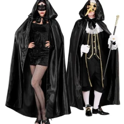 Halloween Cape Zwart 1,52m