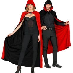 Halloween Cape Zwart Rood