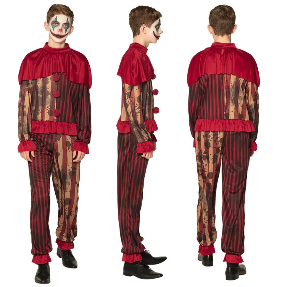 Halloween Clown Kostuum Rood Tiener 14/16 jaar