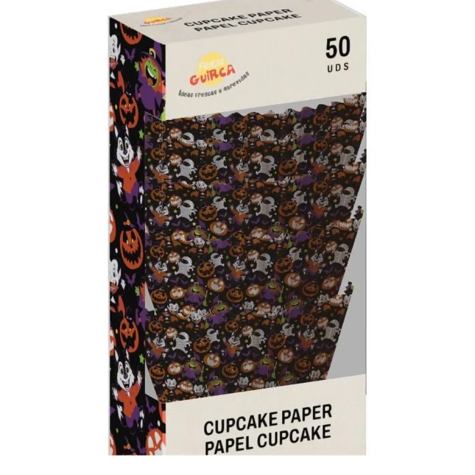 Halloween Cupcake Vormpjes Papier 5cm 50st